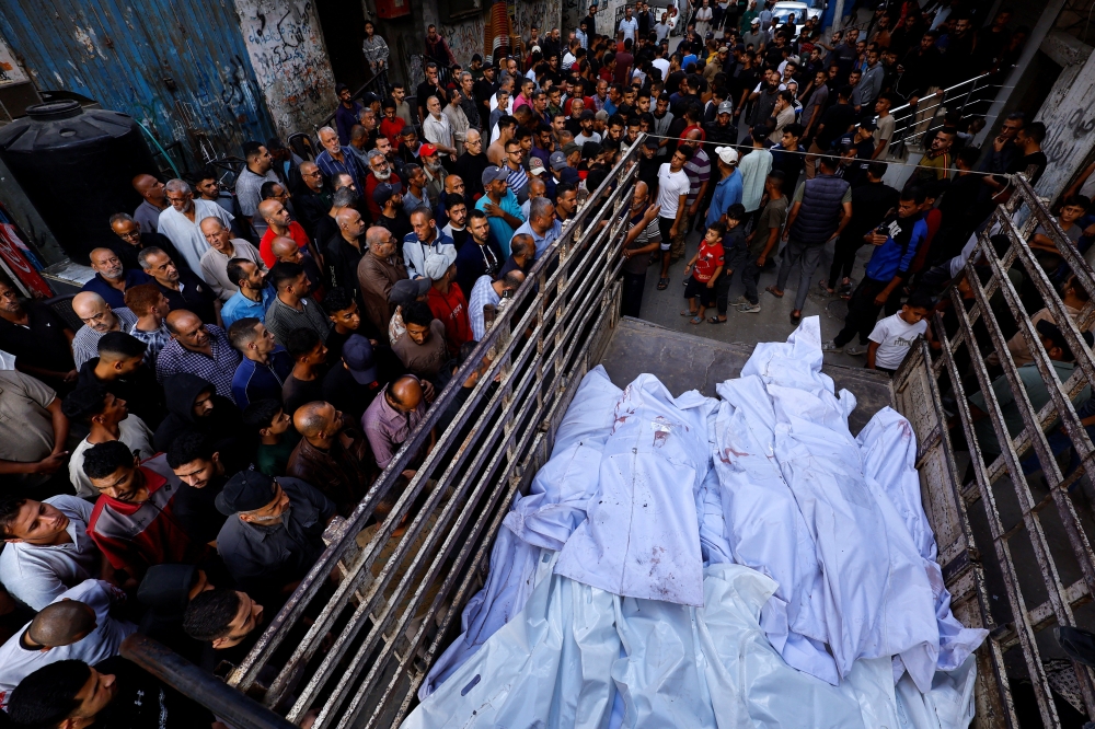 Funeral of members of the Abu Dalal family, in Nuseirat