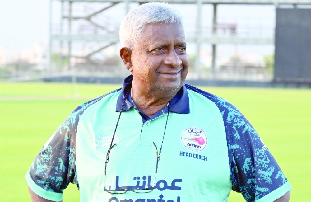 Duleep Mendis, Oman head coach.