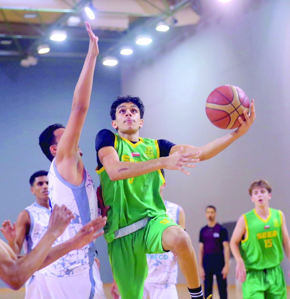 Seeb and Qurayat players in action. 