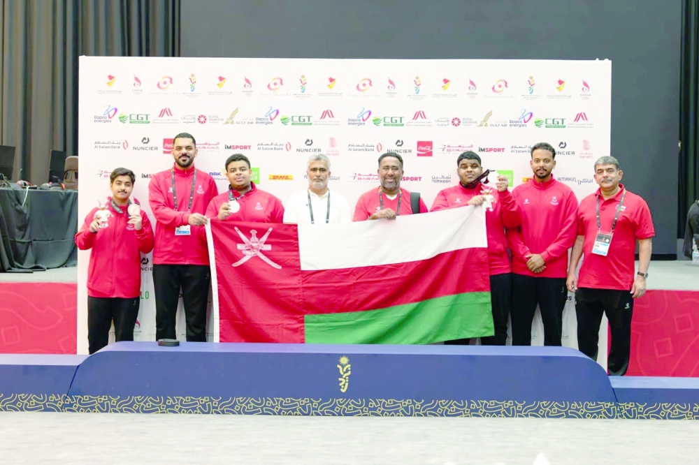 This medal raised Oman’s tally in the Games to two bronzes. — Nawaf al Busaidy