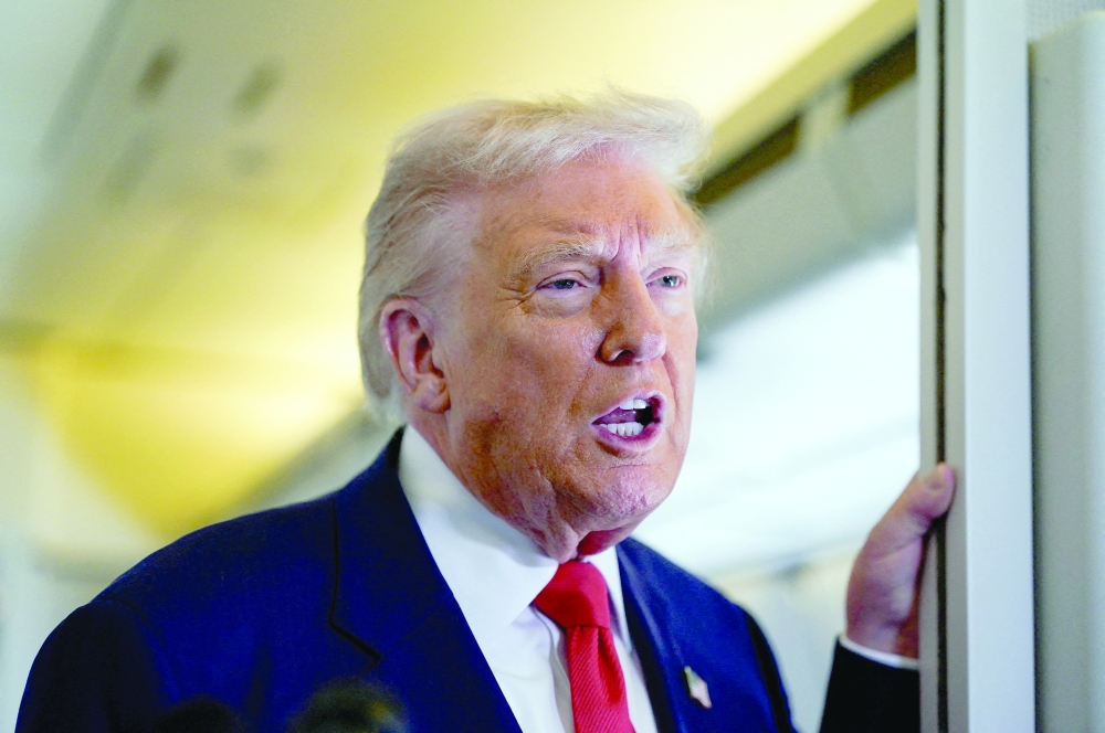 US President Donald Trump