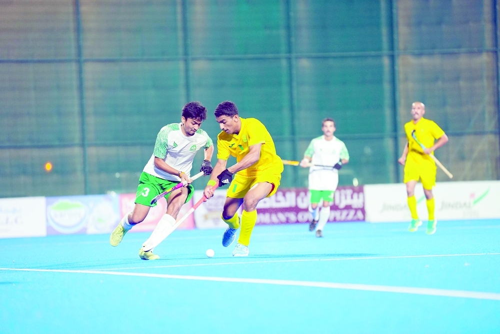 Sohar and Seeb players in action during the HM's Cup match.