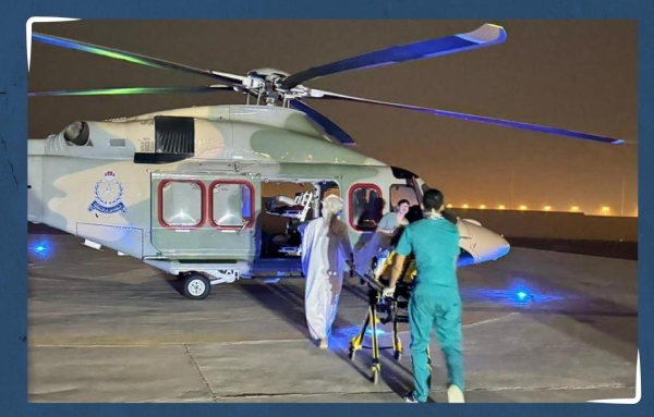 ROP airlifts Turkish national for emergency medical treatment