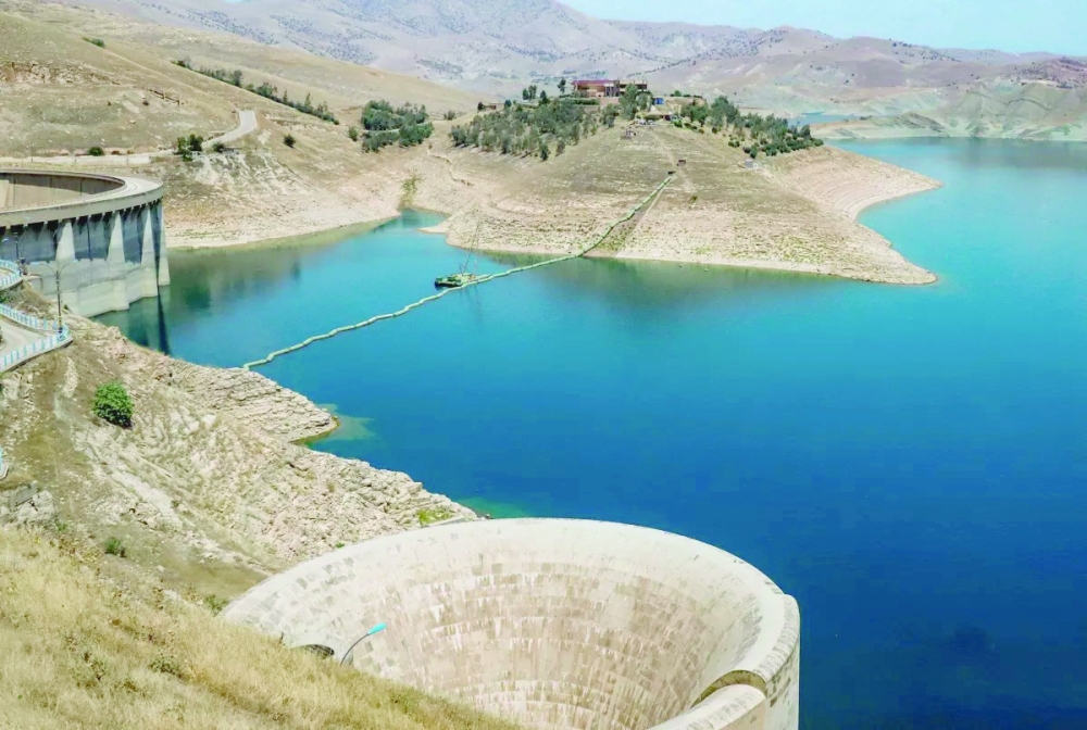 Water levels at Iraq’s vast Dukan Dam reservoir have plummeted as a result of dwindling rains and further damming upstream, hitting millions of inhabitants -- already impacted by drought -- with stricter water rationing. — AFP