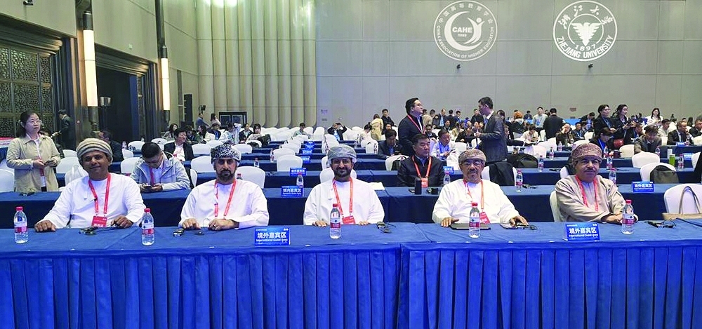 Dr Said bin Hamad al Rubaie is leading UTAS delegation at the Chinese Forum