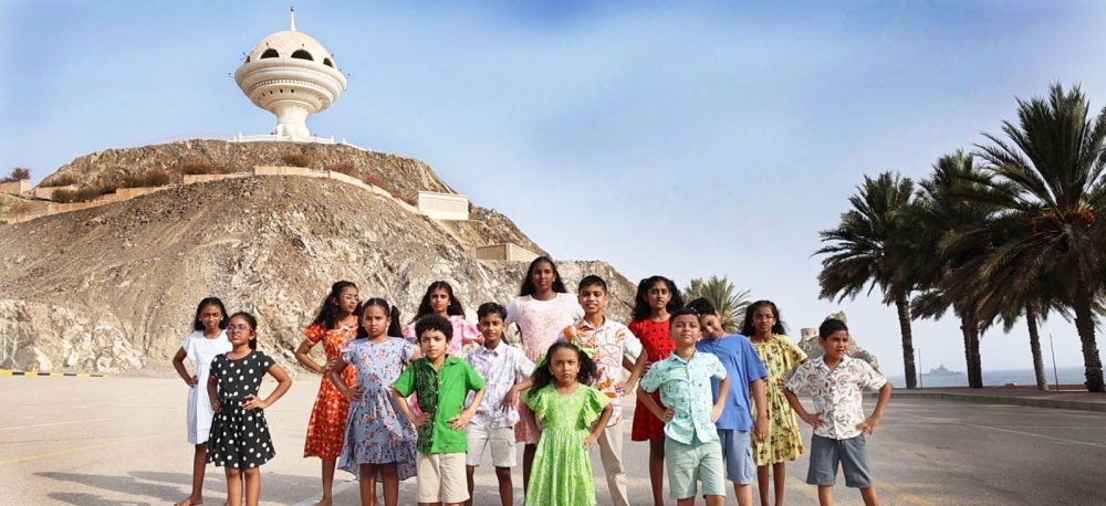 Sri Lankan students who were part of the global musical project under music instructor and artist Roshani Shashika Nilukshi Rajapaksha