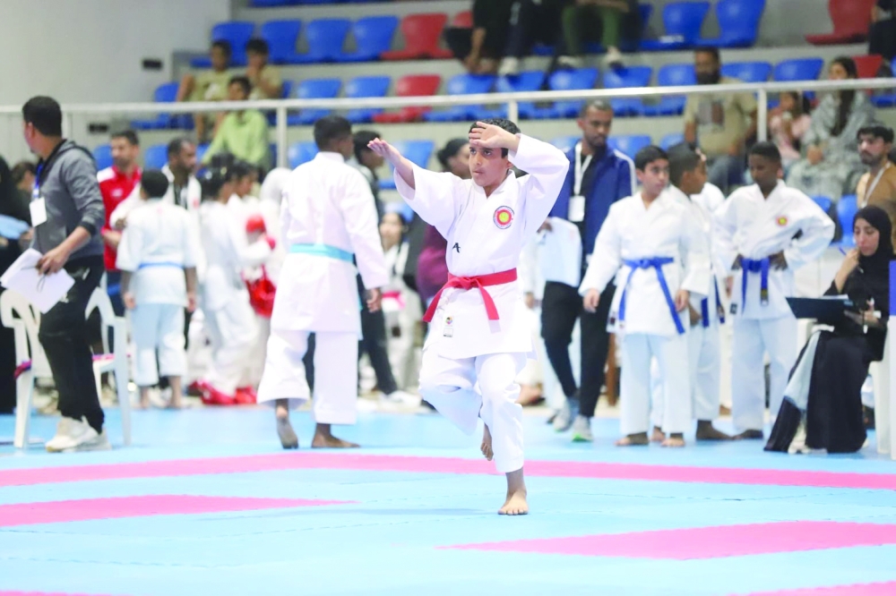 A participant during the Land of Peace Championship.