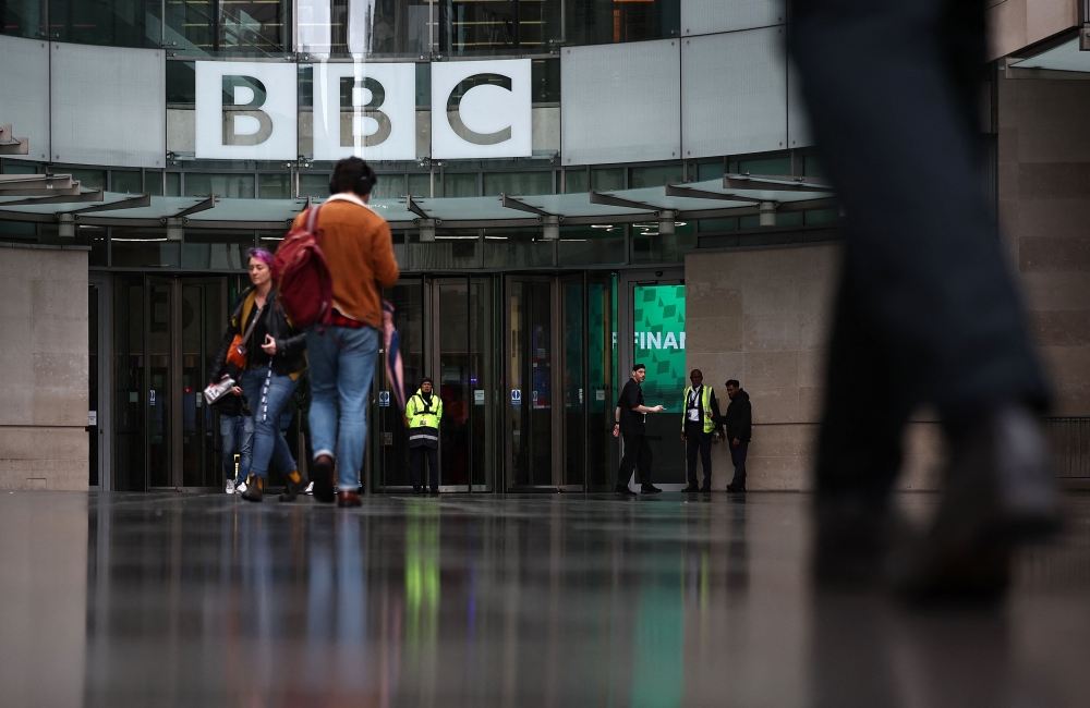 BRITAIN-MEDIA-BBC-US-TRUMP