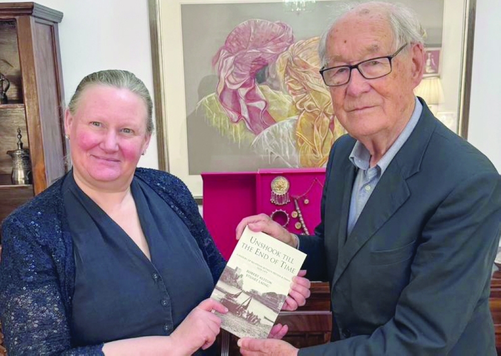 The many historic ties between Oman and Britain are explained in a book named 'Unshook Till the End of Time'.