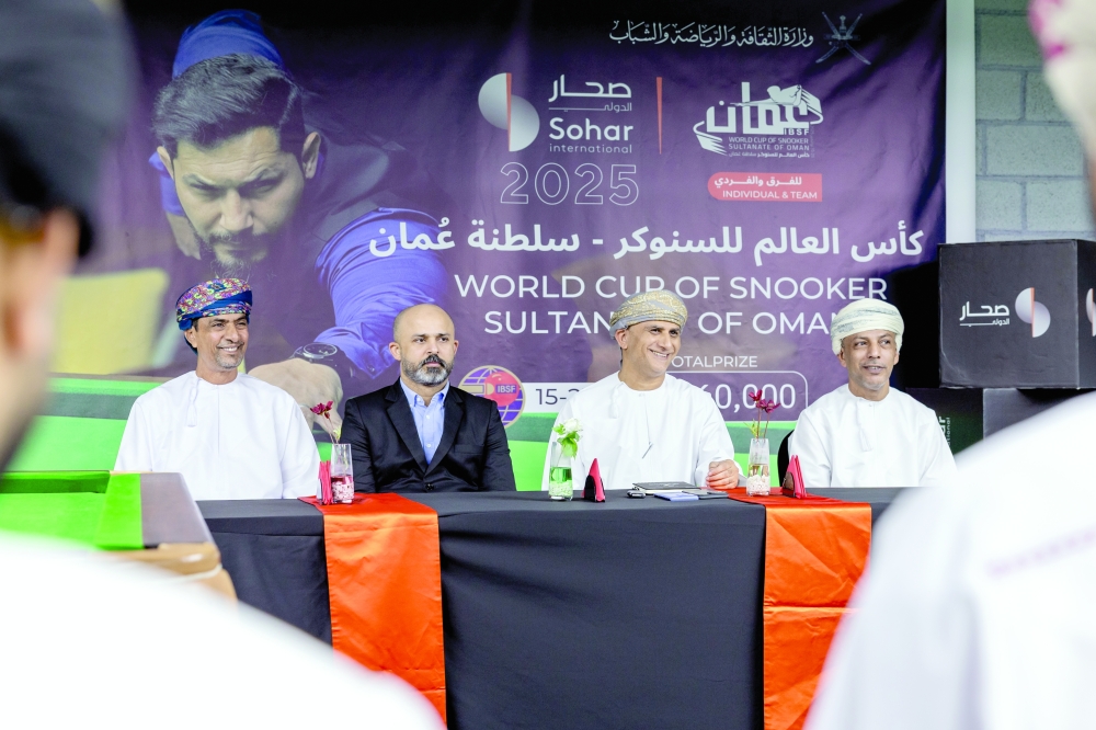 The championship will be held from November 15 to 23 at the Active Oman Centre in the Oman Automobile Association.