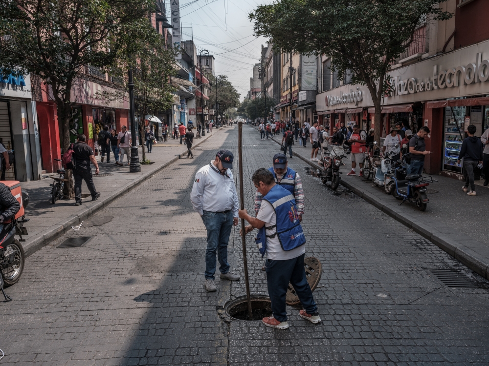 MEXICO FLOODING SEWERS 6