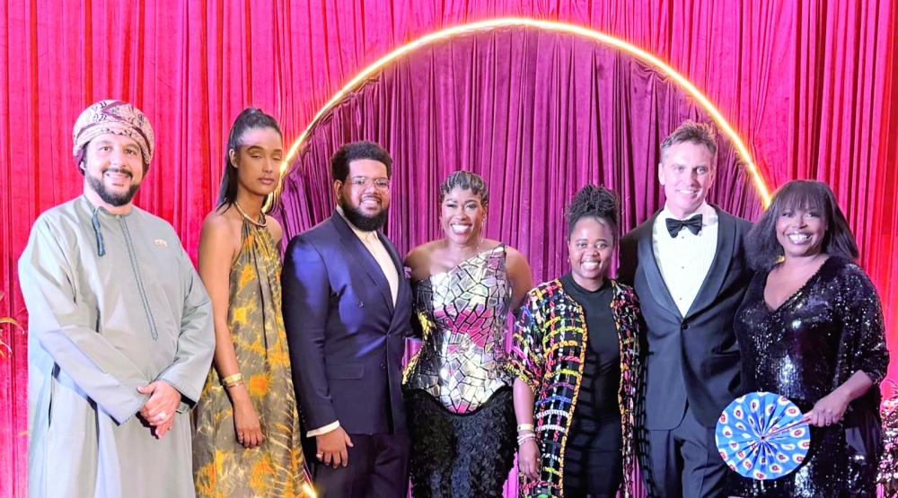 Dr Ahmed al Othman at the 14th Africa International Film Festival in Nigeria