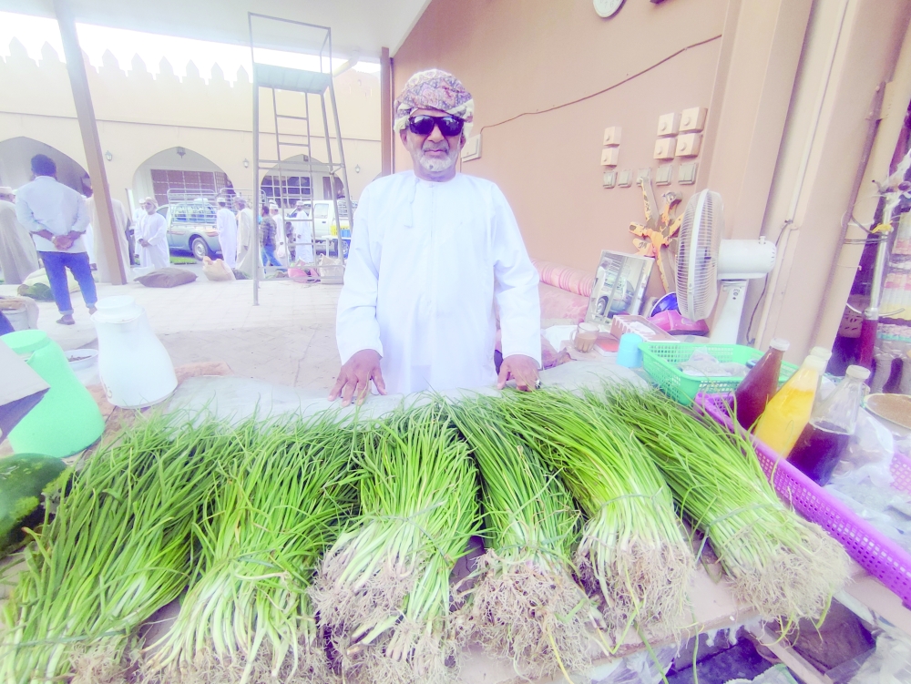 Abundant winter crops boost activity at Rustaq market