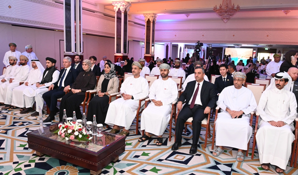 Dr Abdullah bin Ali al Amri, Chairman of the Environment Authority, and other dignitaries at the event in Muscat on Tueseday,
