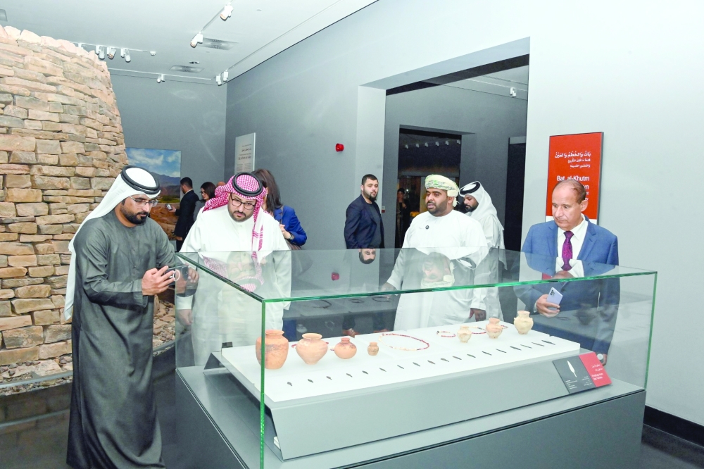 International journalists at the Oman National Museum.