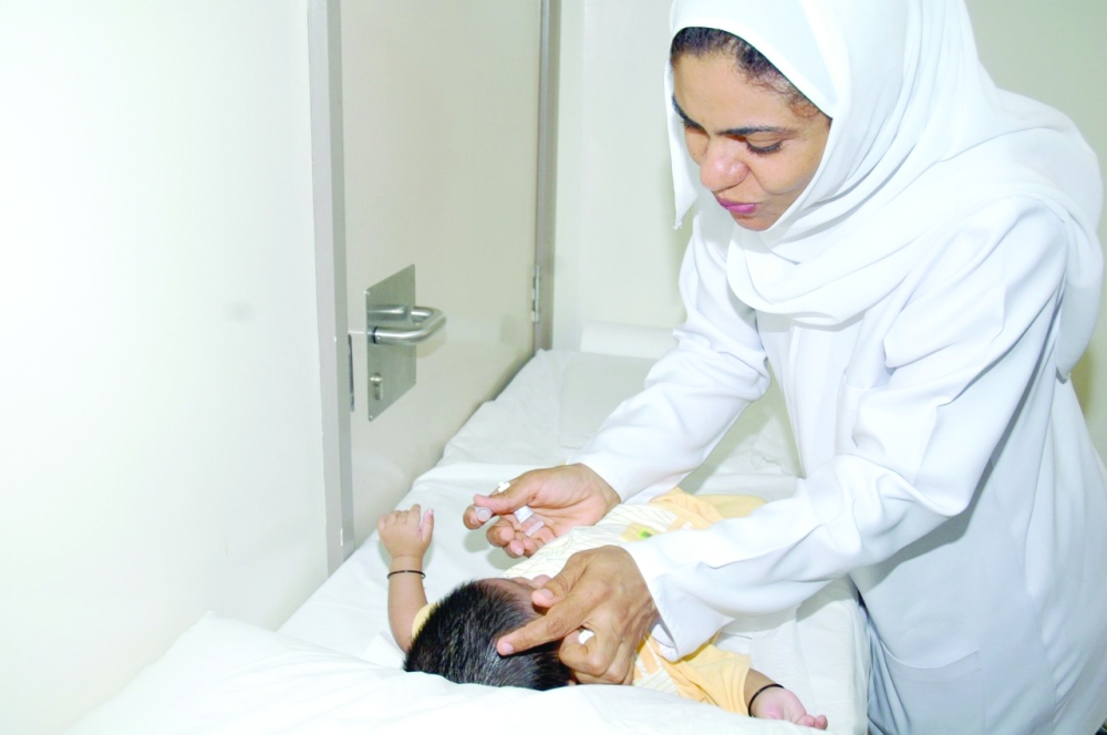 The largest proportion of Omani children falls within the 5-9 age group, accounting for 32 per cent of the total Omani children.