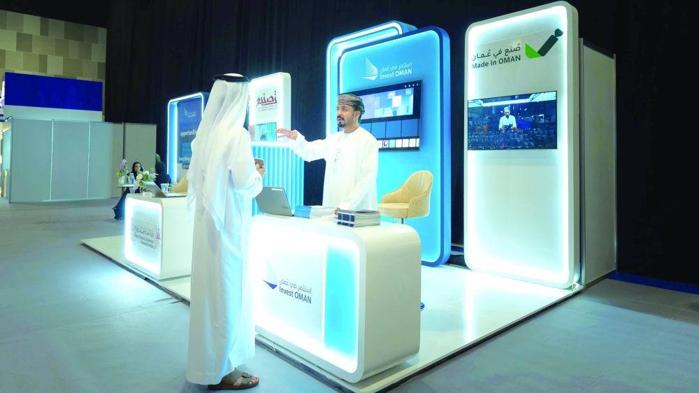  The “Invest in Oman” Hall serves as a central point for investor services. — ONA