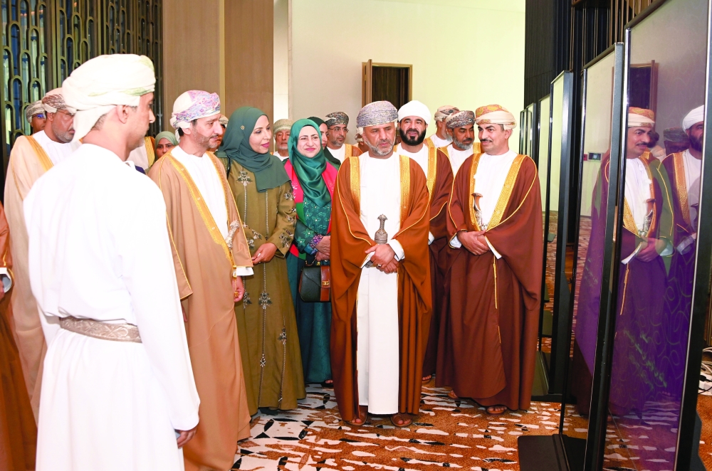 Sayyid Saud bin Hilal al Busaidy, Governor of Muscat, presided over the ceremonial launch.