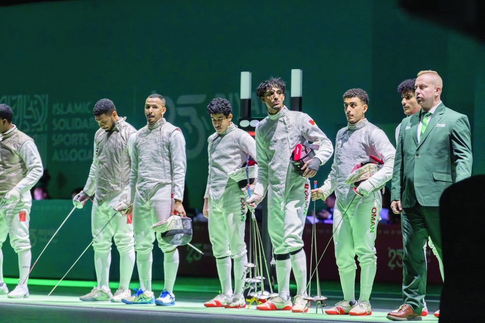 Oman men's fencing team