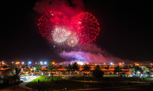 Fireworks light up Oman skies as part of National Day celebrations