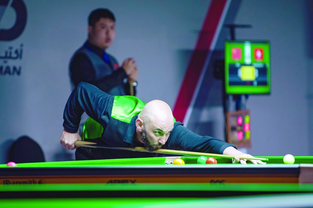 Action during the team event at the Snooker World Cup 2025 in Muscat.