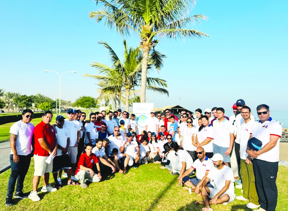 A beach-cleaning campaign at Al Athaiba Beach was held as part of National Day