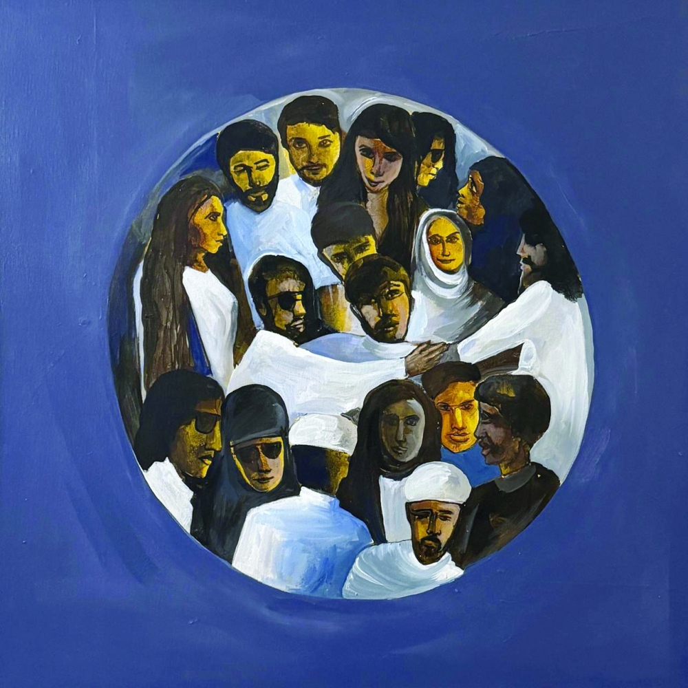 Works of young student artists who took part in the Annual Student Art Show (ASAS) 2025