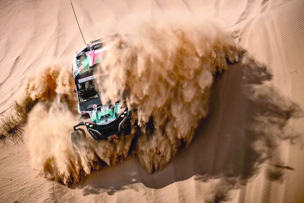 Oman's Hamed al Wahaibi in action in the FIA World Baja Cup.