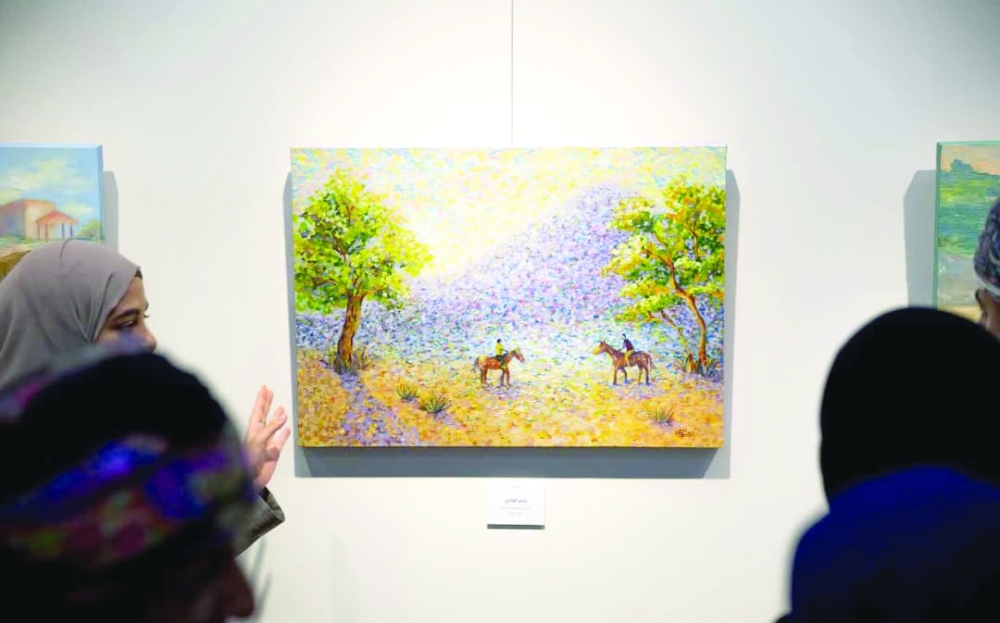 An exhibition featured 36 artworks by students, each carrying a shared Impressionist spirit inspired by Monet but a unique personal expression