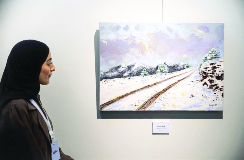 An exhibition featured 36 artworks by students, each carrying a shared Impressionist spirit inspired by Monet but a unique personal expression