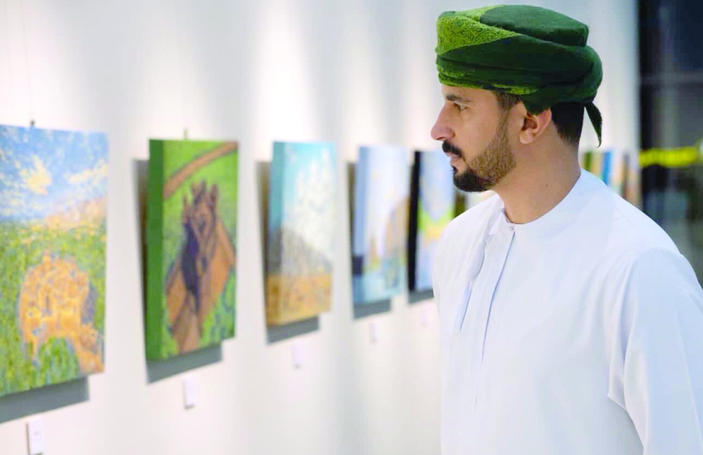 An exhibition featured 36 artworks by students, each carrying a shared Impressionist spirit inspired by Monet but a unique personal expression