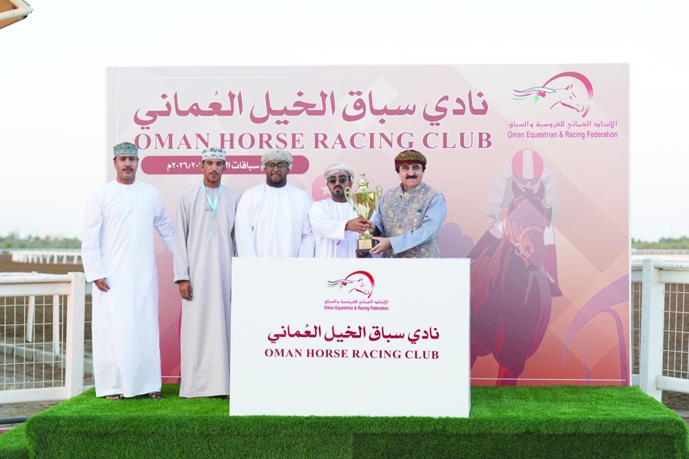 At the end of the event, retired Brigadier Abdulrazzaq al Shahrouzi, Vice-President of the Oman Equestrian and Racing Federation crowned the winners. 