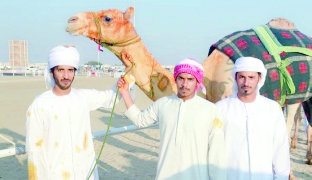 Mohammed bin Ali bin Saud al Rubaie  after secured second place.