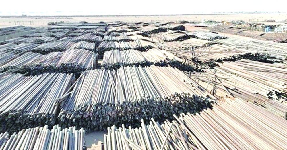 Around 104,500 tonnes of oilfield goods will be auctioned off in the mega sell-off.