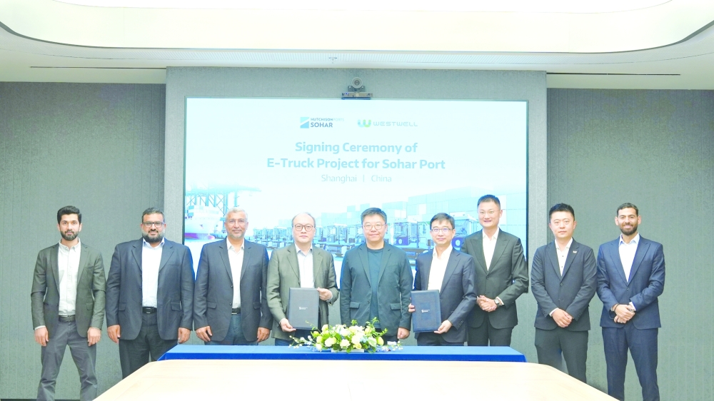 Westwell, a global pioneer in new energy autonomous driving, will deliver the e-truck fleet under an agreement signed with Hutchison Ports Sohar.