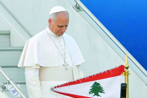 Pope Leo takes peace message to Lebanon