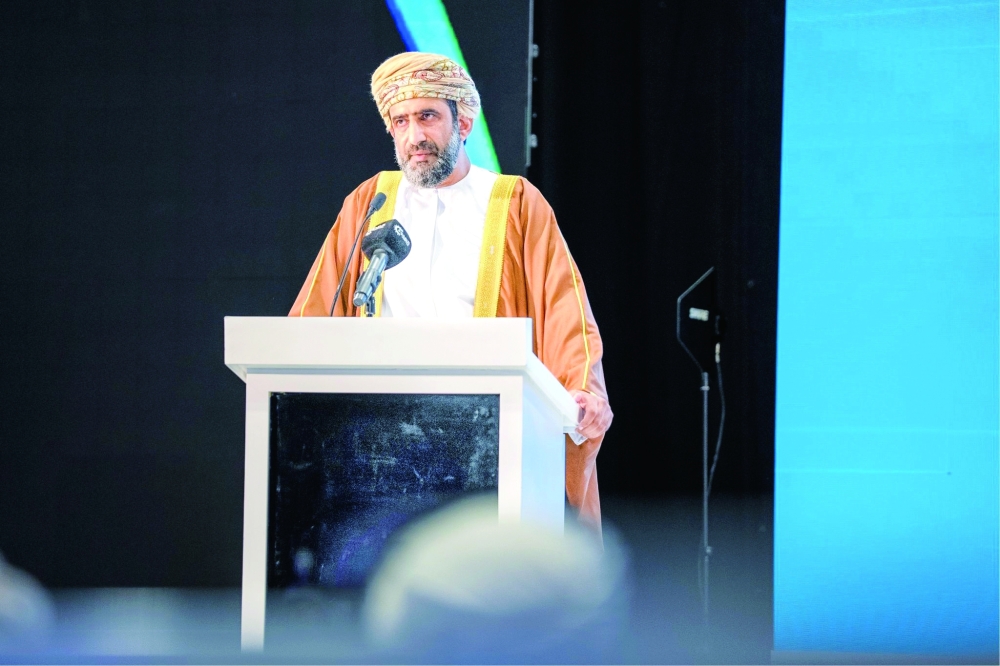 Eng Abdulaziz al Shidhani, MD — Hydrom, addressing the Summit on Monday