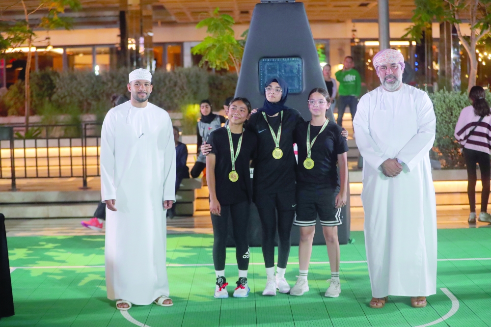 Dunkers emerged women's champions. — Ammar al Musafir