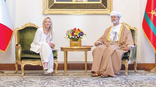 HM, Italian Prime Minister review areas of cooperation