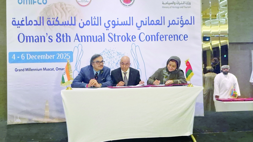 Oman will host the first edition of the new regional stroke forum in 2026.