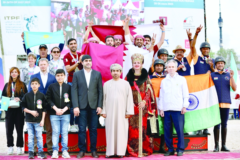 Final day of the Tent Pegging Championship in Russia.