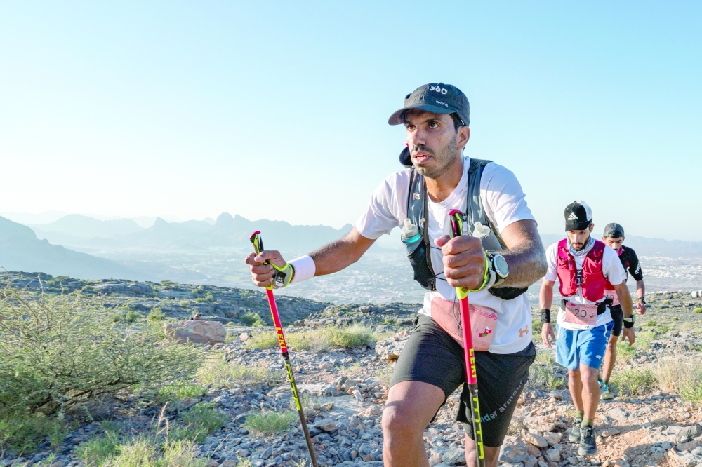 The 120 km field includes top Omani ultra-athletes Hamdan al Khatri, Khalid al Farsi, Khalid al Hatmi, Saleh al Saidi and Sami al Saidi.