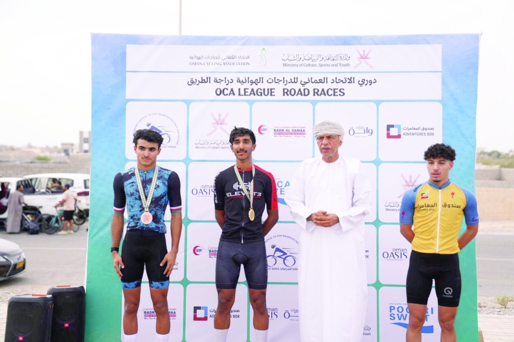 In the Under-23 section, Hazaa al Habsi topped the standings followed by Amjad al Tooqi of Adventure Box Team and Riyadh al Sheyadi of Brothers Team.