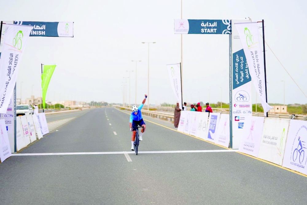 Omani rider Saeed al Rahbi of Elite Team clinched the opening honours of Oman Cycling Association (OCA) 2025-26 League.