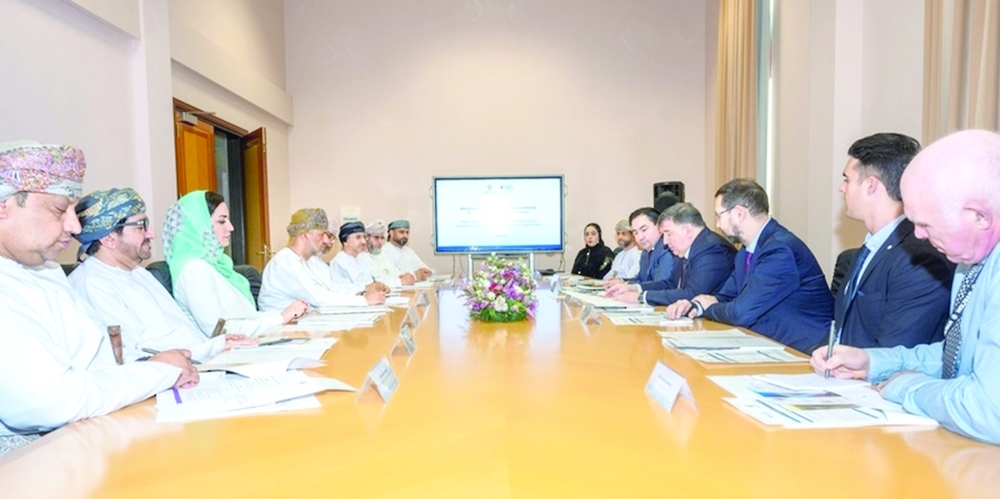  HH Sayyid Dr Fahd bin Al Julanda al Said receives Prof Dr Lenar Safin, Rector of Kazan Federal University.