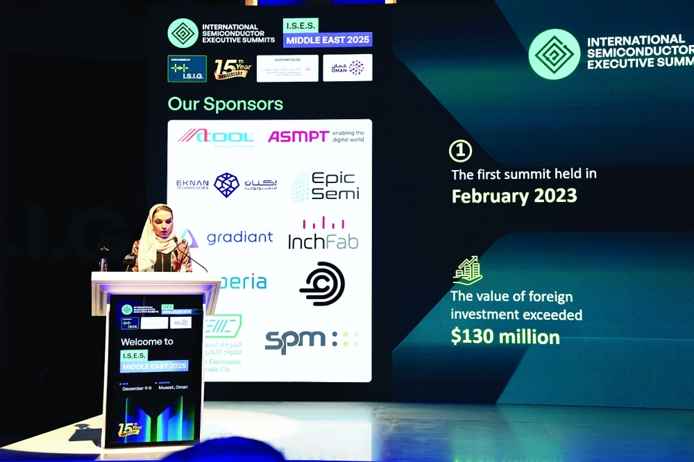 The 2-day summit reflects Oman’s efforts to attract strategic investment into the semiconductor and electronic chips industry