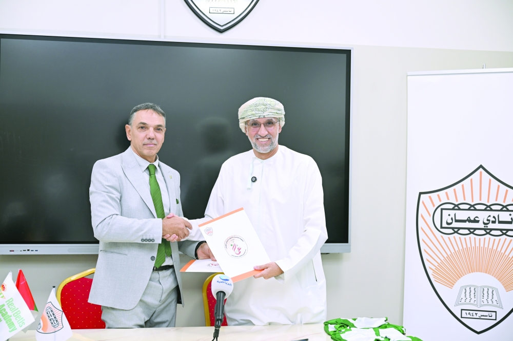 The agreement focuses on establishing a high-level technical academy dedicated to developing players’ fundamental skills at an early age. — Abdulwahid al Hamadani
