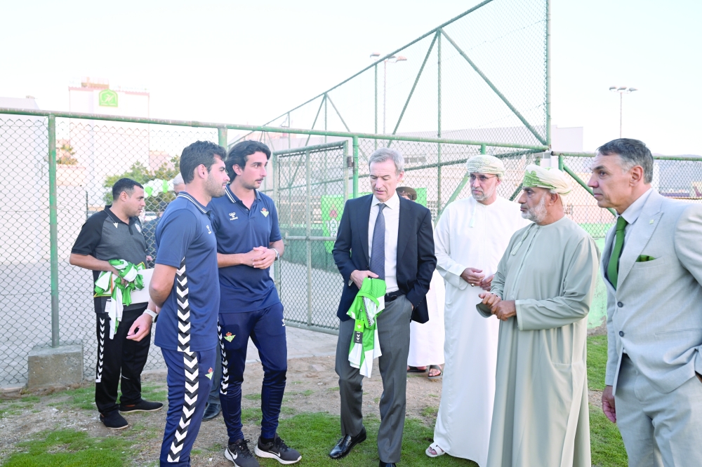 The agreement includes regular visits by experts from the parent club. — Abdulwahid al Hamadani