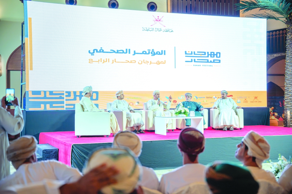 The festival offered an interactive platform for visitors to engage with Suhar’s identity.