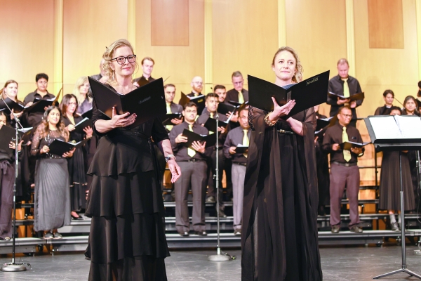 Joyous winter concert by Muscat Singers